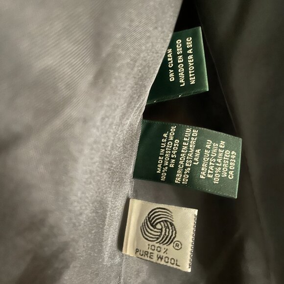 RALPH LAUREN Petite Navy Vintage Blazer 4P - Picture 12 of 14